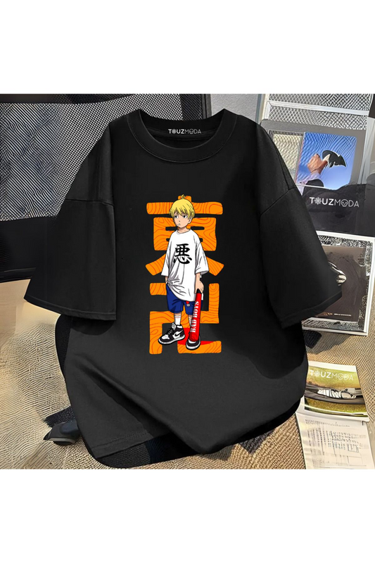 Anime Tokyo Revengers Baskılı Unisex Oversize T-Shirt
