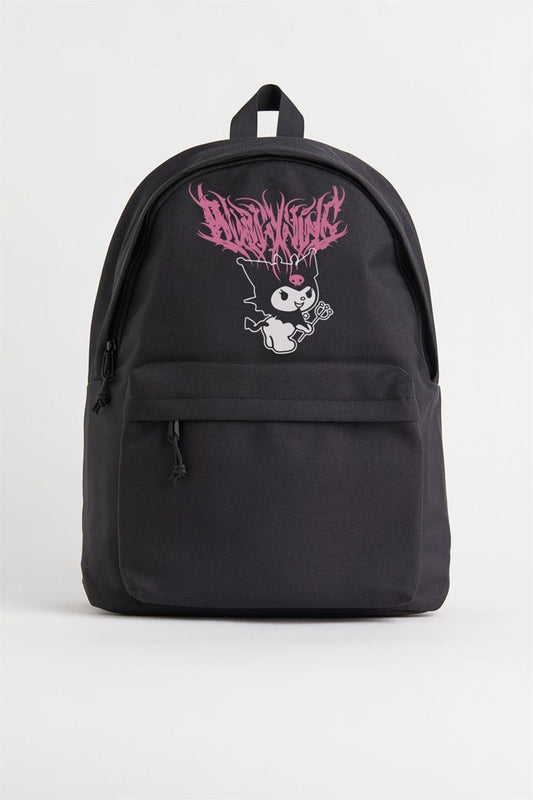 Very Kind Kuromi Pink Baskılı Unisex Sırt Çantası