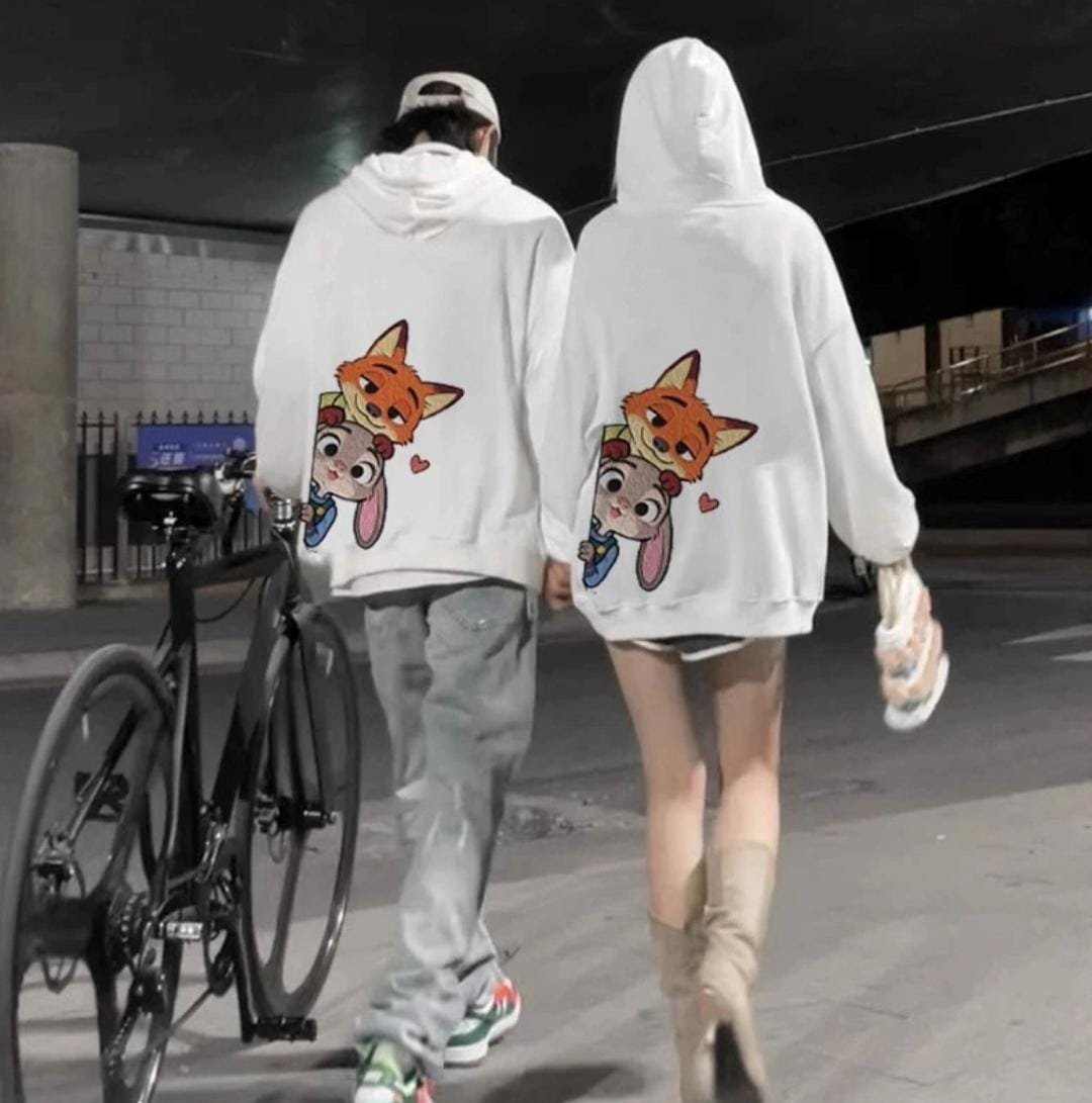 Nick Wilde & Judy Hopps Oversize Sweatshirt