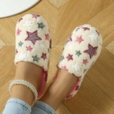 Y2K Star Peluş Terlik