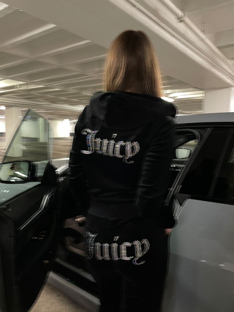 Kadife Taş Detaylı Juicy Legacy Eşofman Takımı