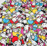 Sanrio Character Oversize Fermuarlı Unisex Kapüşonlu Hırka