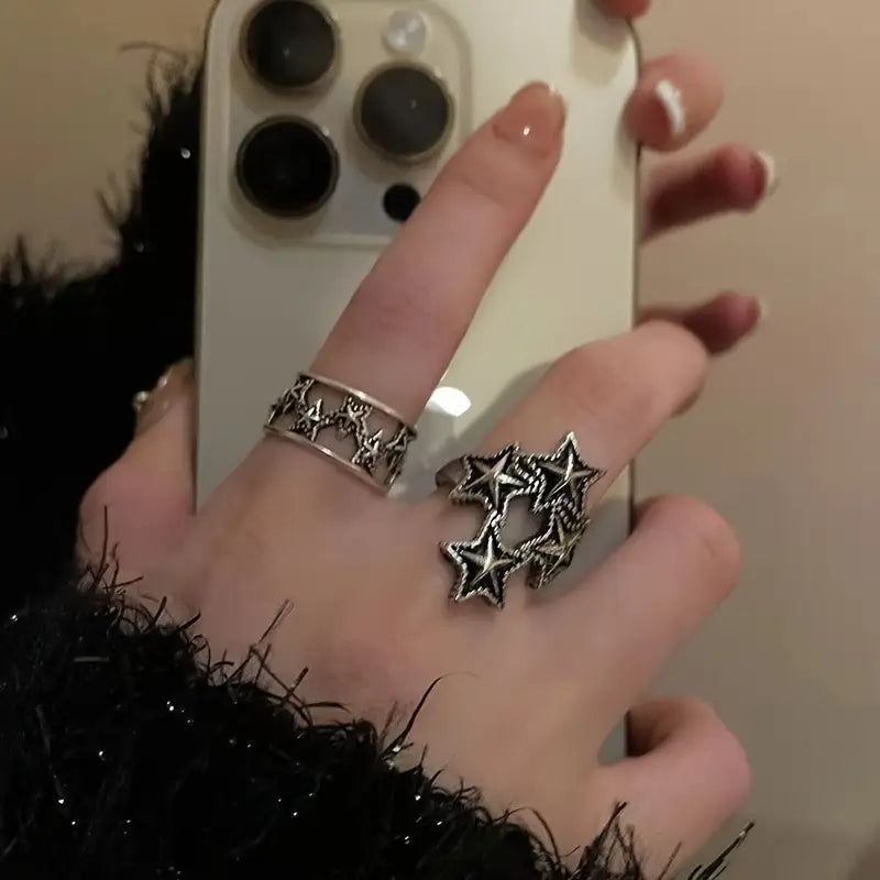 4'lü Retro Yüzük Seti