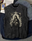 Virgin Mary Unisex Vintage Eskitme Atlet