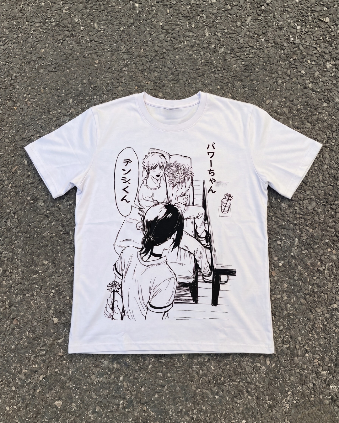 Anime Chainsaw Man Baskılı Unisex Oversize T-Shirt