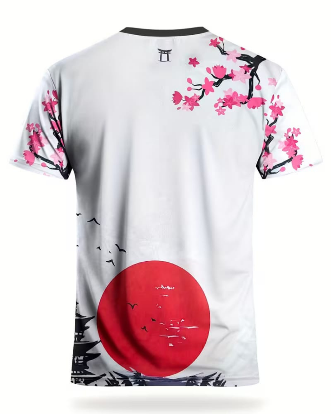 Japan Sakura Dragon Jersey T-shirt Forma