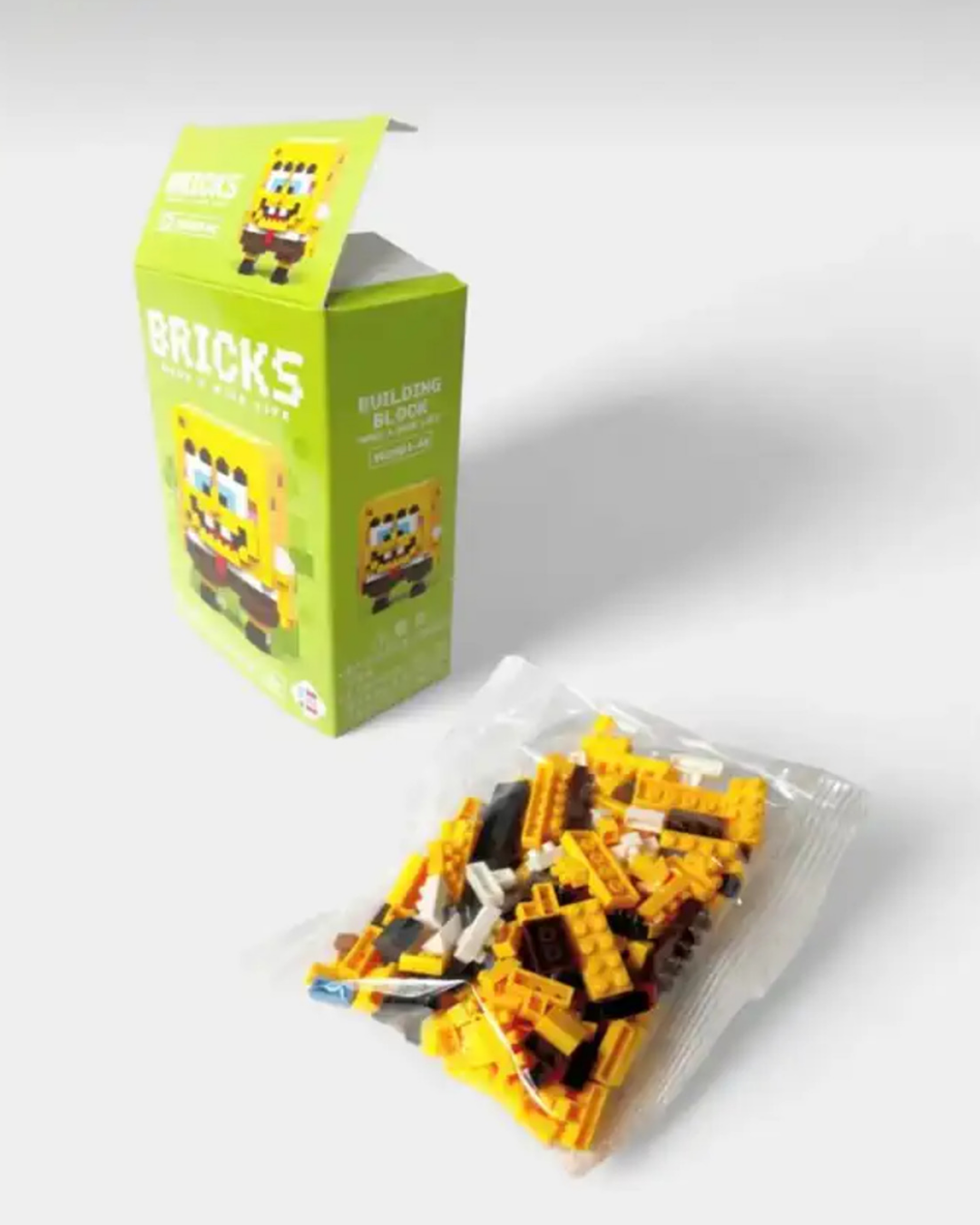 Sponge Bob Küçük Parçacık LEGO Masaüstü Dekorasyonu