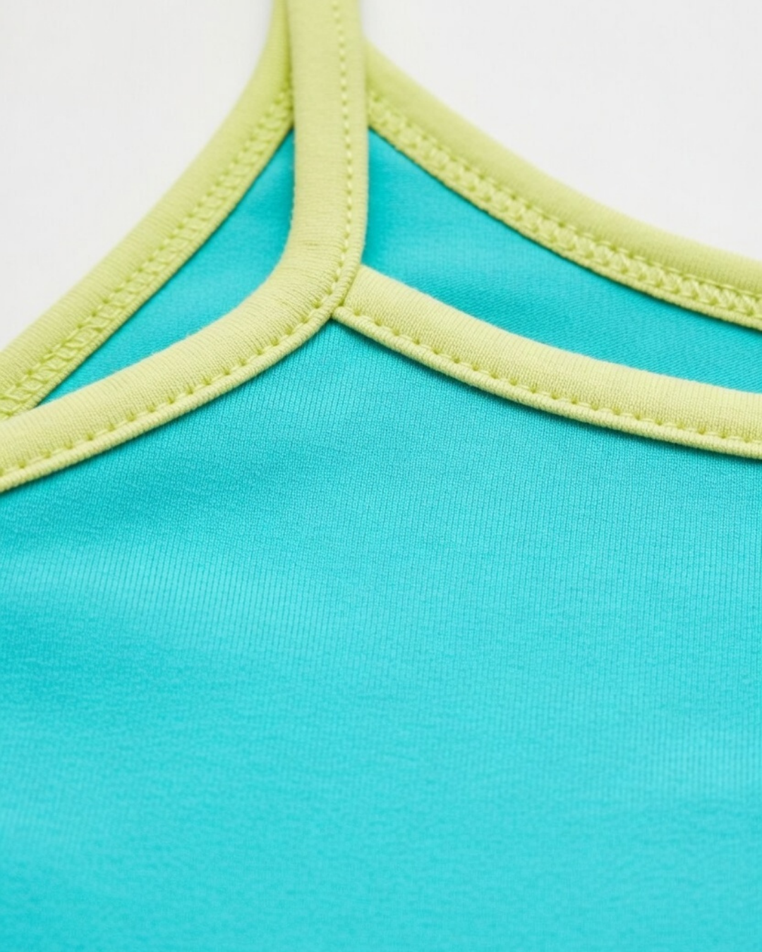 Mavi Cyber Glam Retro Askılı Croptop