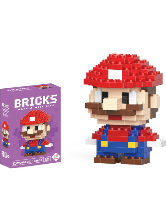 Super Mario Küçük Parçacık LEGO Masaüstü Dekorasyonu