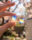 Anime Bluelock Nagi Güneşte Gözleri Parlayan Anahtarlık