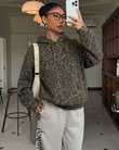 Urban Edge 3 İplik Dijital Baskılı Hoodie Sweatshirt