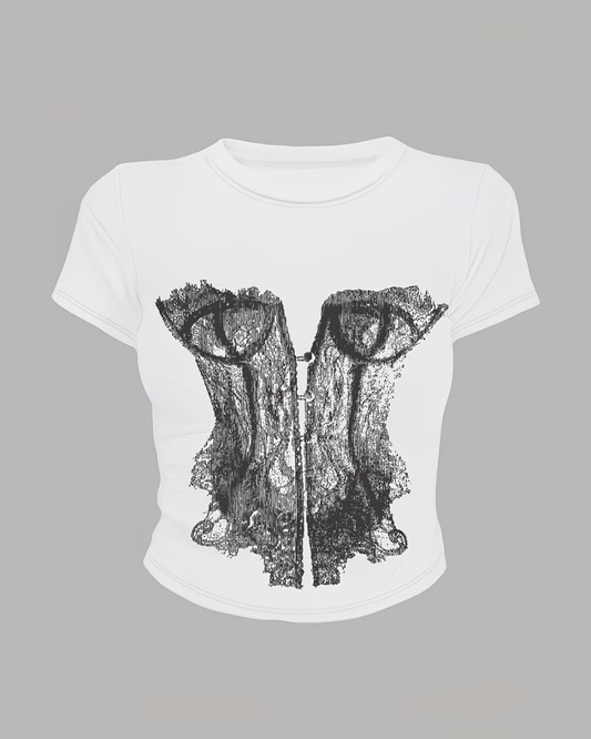 Kemer Boy Retro Gaze Crop Bluz