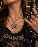 Rock & Metal Tarzı Metallica M-Star Uçlu Unisex Kolye