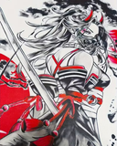 Japan Sakura Dragon Jersey T-shirt Forma