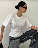 Chic Tasarım Yırtmaç Detaylı Bluz