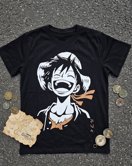 Anime One Piece Baskılı Unisex Oversize T-Shirt