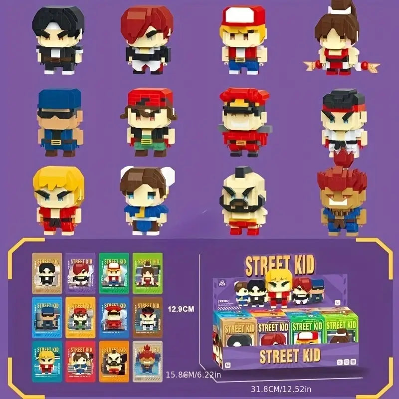 Street Kid Küçük Parçacık LEGO Masaüstü Dekorasyonu