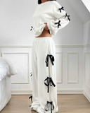 Ribbon Detail Alt Üst Eşofman Takımı