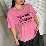 Yıkamalı Nissan S2000 Oversize Vintage T-shirt