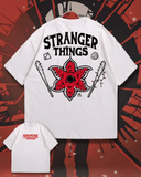 Stranger Things Hellfire Club Baskılı Unisex Oversize T-Shirt