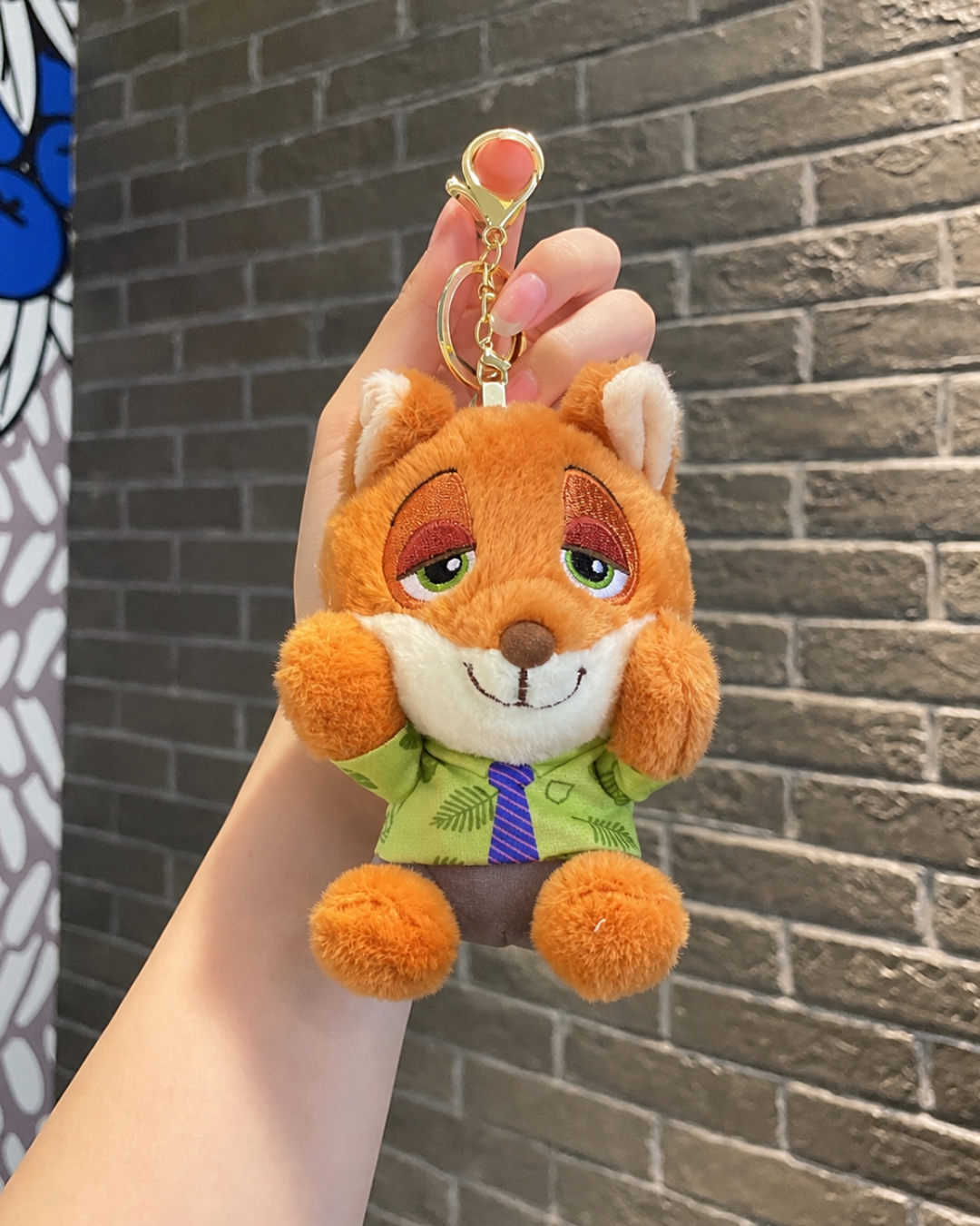 ZootoPolis Cartoon Design Peluş Anahtarlık