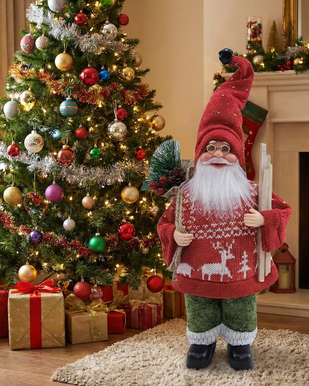 Noel Baba 30-35 cm, Merry Christmas Biblo