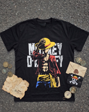 Anime One Piece Baskılı Unisex Oversize T-Shirt