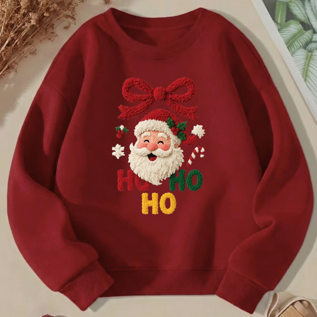 Christmas Design 3 İplik Kalın Young Sweatshirt