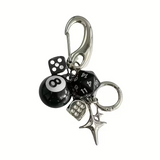 8 Ball Design Charm Anahtarlık