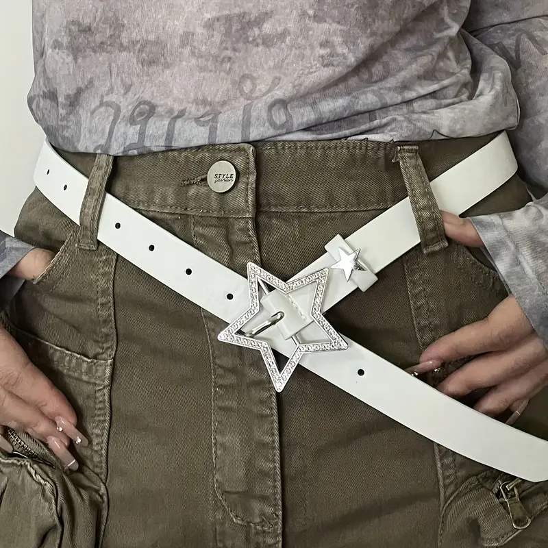 Star Taşlı Streetwear Kemer