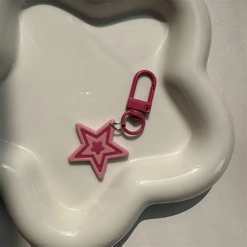 Y2K Star Design Charm Anahtarlık