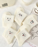 Pinterest Smile Desenli Çorap (5 Çift)