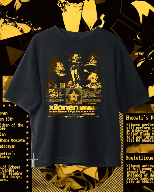 Anime Genshin Impact Baskılı Unisex Oversize T-Shirt