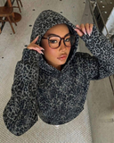 Urban Edge 3 İplik Dijital Baskılı Hoodie Sweatshirt