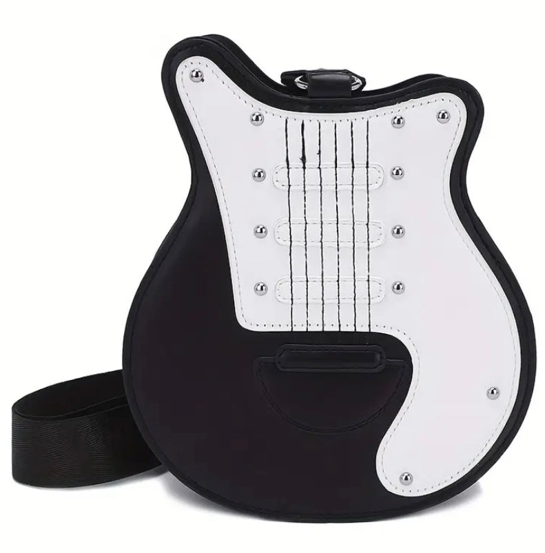 Gitar Y2K Tarzı Küçük Omuz Çantası
