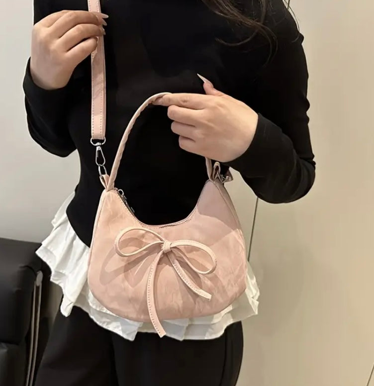 Ribbon Y2K Tarzı  Omuz Çantası