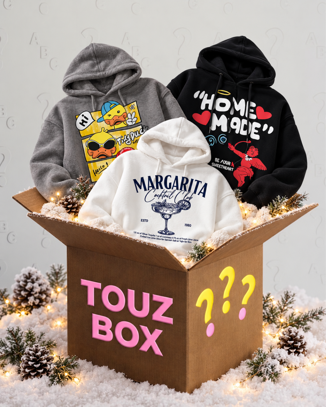3'lü Sweatshirt Mystery Box Sürpriz Paket