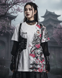 Japan Sakura Dragon Jersey T-shirt Forma