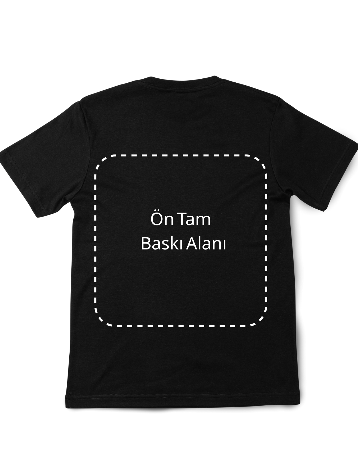 Siyah Kişiselleştirilebilir Unisex Oversize T-Shirt