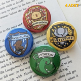 Hogwarts Tasarım Rozet 70 mm PVC Kaplı Çanta Ceket Yaka Aksesuarı