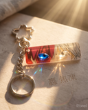 Anime My Hero Academia Shoto Todoroki Güneşte Gözleri Parlayan Anahtarlık