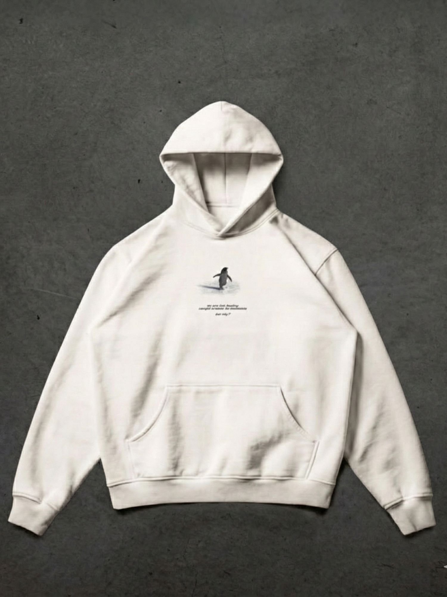 Meant For Greater Penguin Oversize Sweatshirt