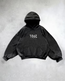Yıkamalı Touz Kapüşonlu Sweatshirt Hoodie