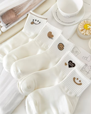 Pinterest Smile Desenli Çorap (5 Çift)