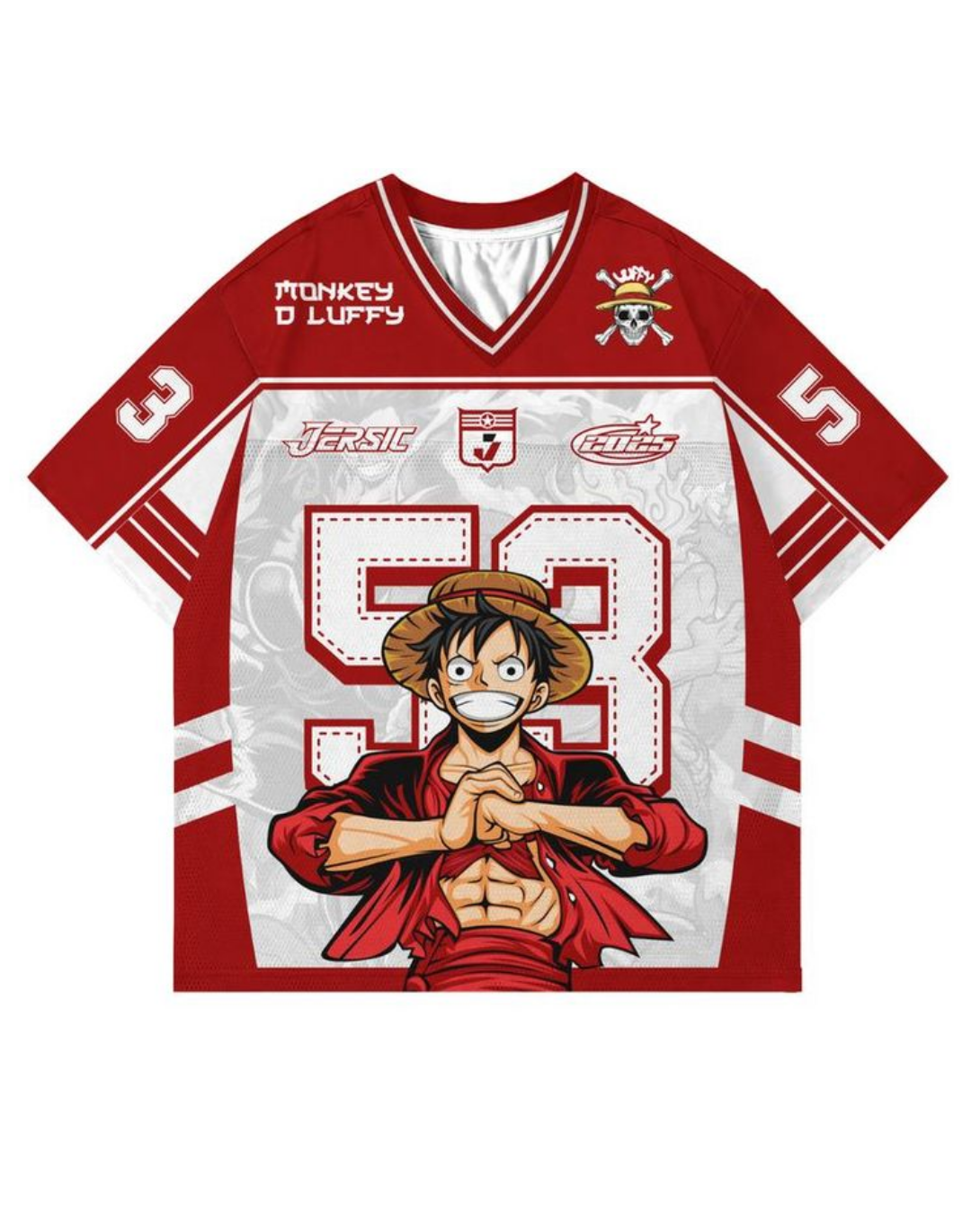 Anime One Piece Jersey T-shirt Forma