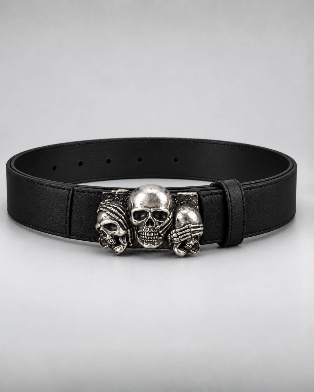 Gothic Skeleton Logolu Unisex Kemer