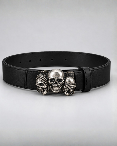 Gothic Skeleton Logolu Unisex Kemer