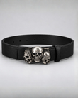 Gothic Skeleton Logolu Unisex Kemer