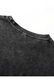 Gothic Baskılı Yıkamalı Vintage Unisex Oversize T-Shirt