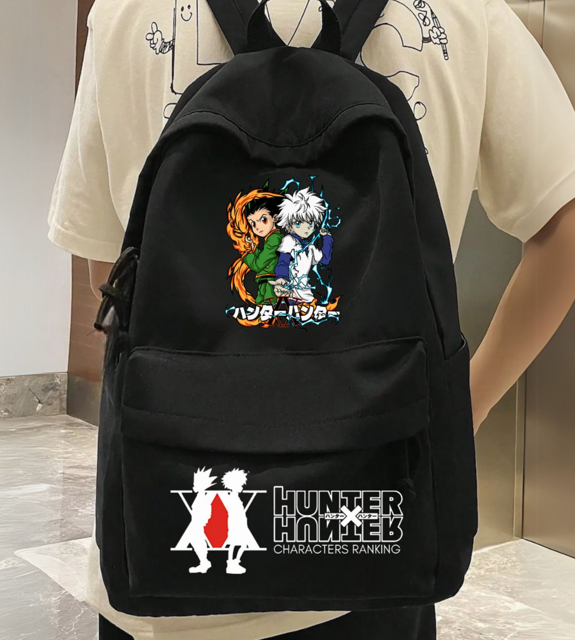 Anime Hunter X Hunter Baskılı Okul, Dershane, Kurs Sırt Çantası